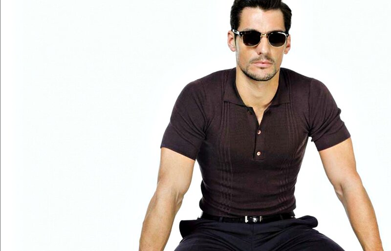 Man Wearing Sunglasses — Black, Confident, Photograph, Polo Shirt