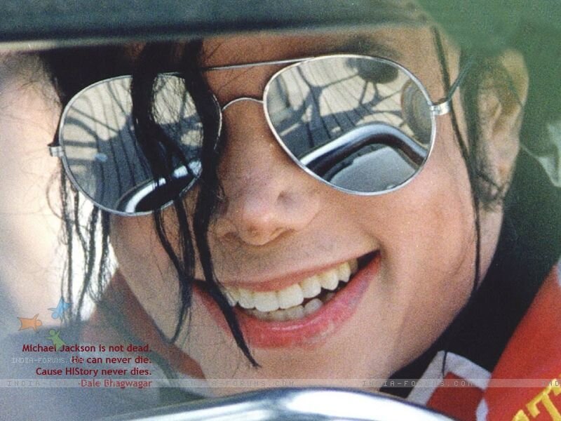 Man Wearing Sunglasses — Black, Happy