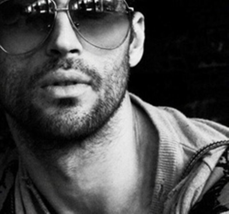 Man Wearing Sunglasses — Black, Serious, Photograph, Beard