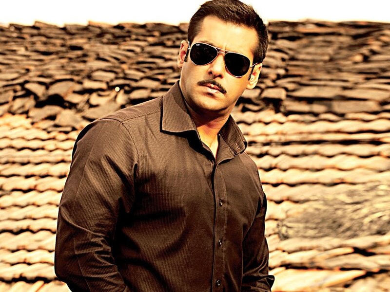 Man Wearing Sunglasses — Brown, Serious