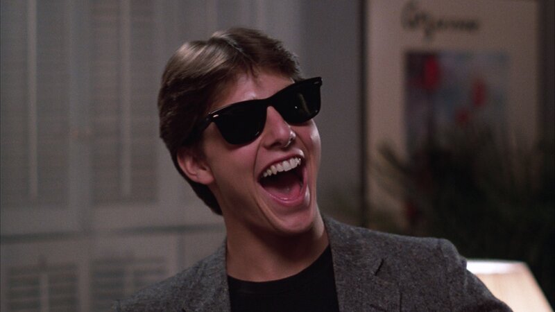 Man Wearing Sunglasses — Gray, Joyful