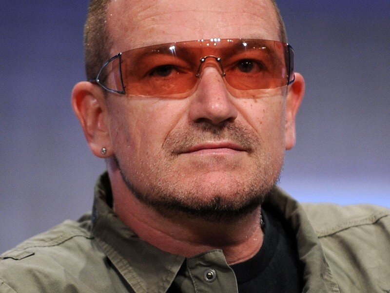 Man Wearing Sunglasses — Green