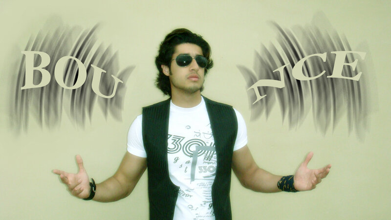 Man Wearing Sunglasses — White