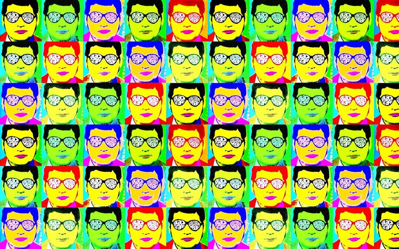 Man Wearing Sunglasses — Yellow