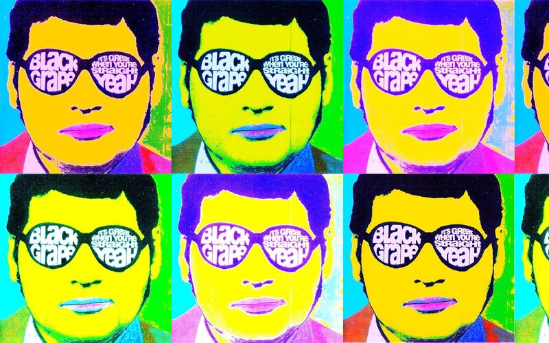 Man Wearing Sunglasses — Yellow, Vibrant, Bold