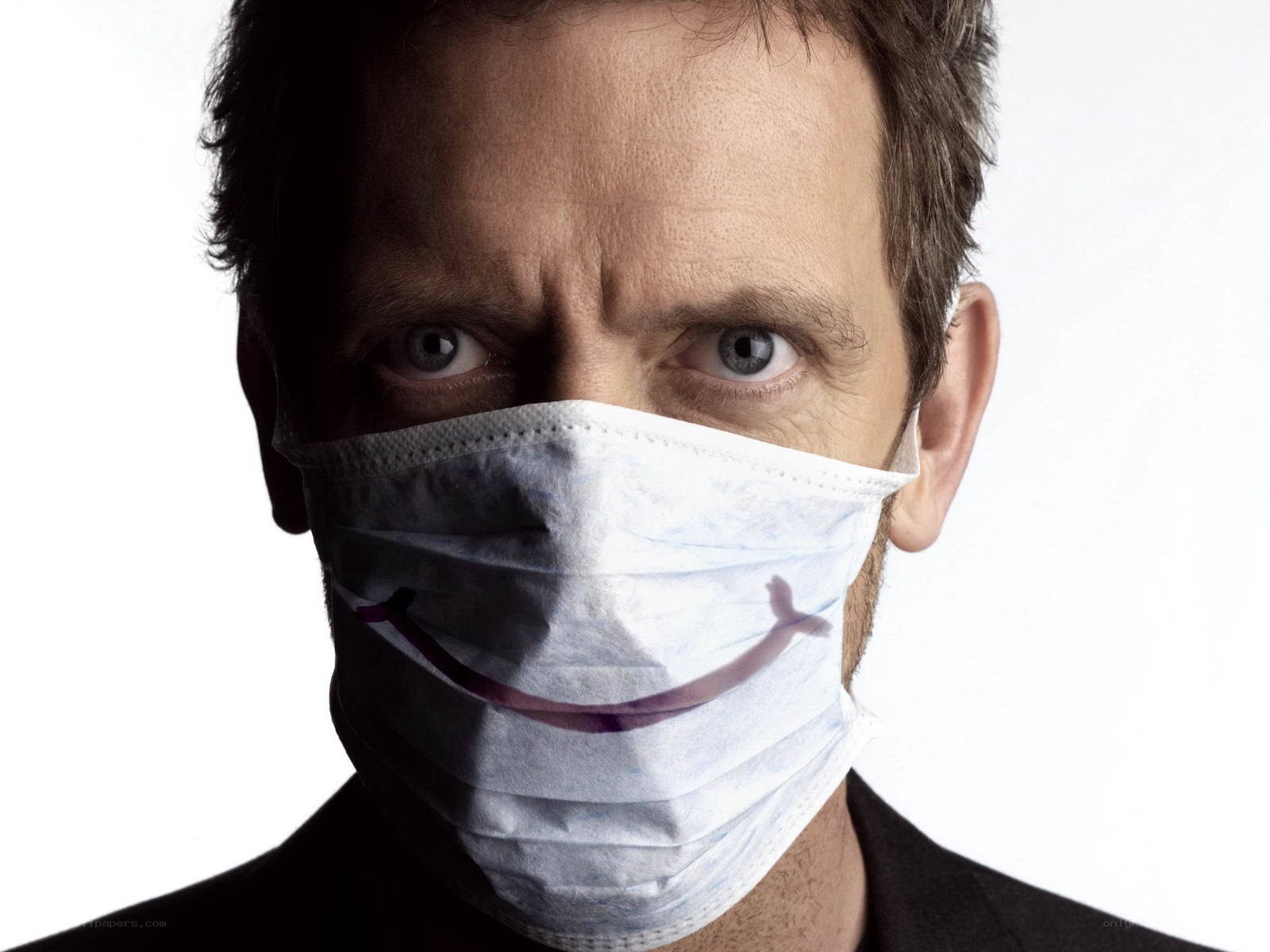 man wearing surgical mask
