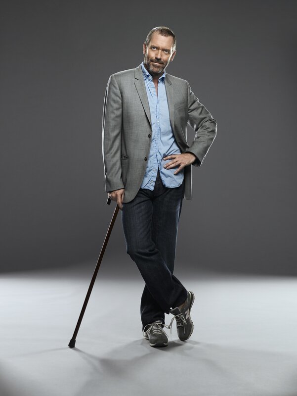 man with a cane standing