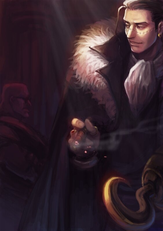 Man with a glowing orb