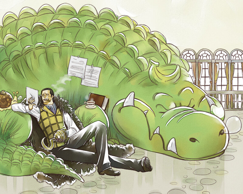 man with a sleeping dragon