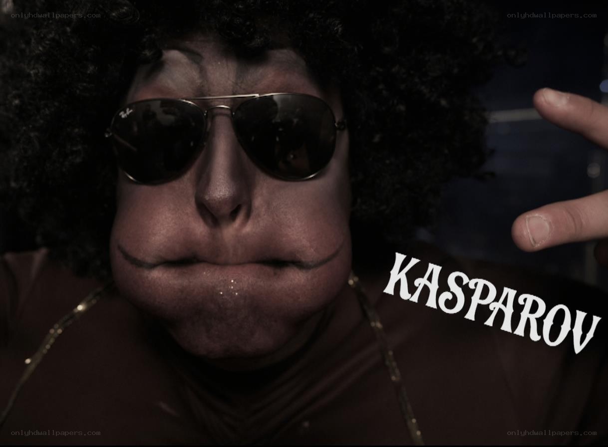 man with afro and sunglasses