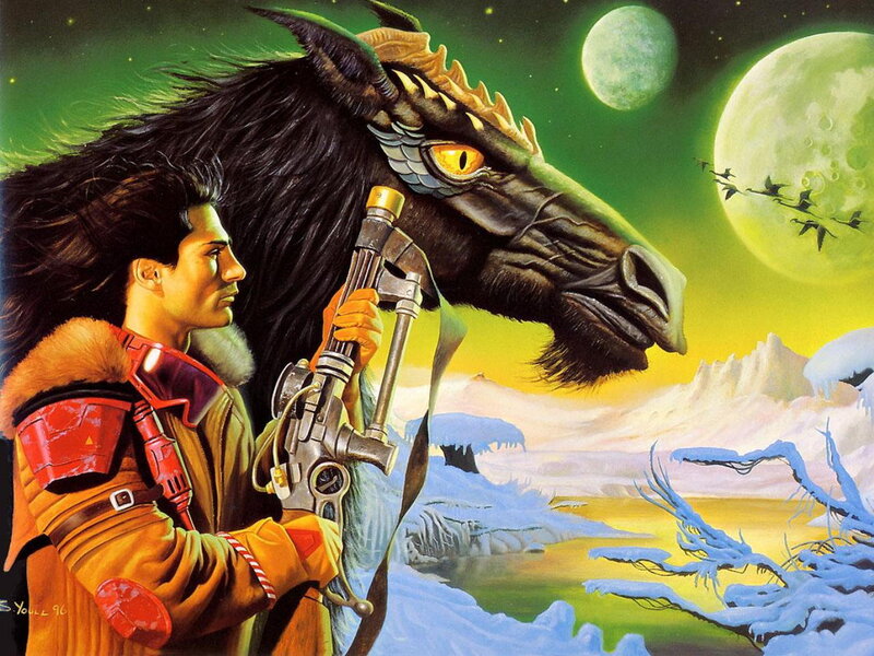 Man with Alien Horse