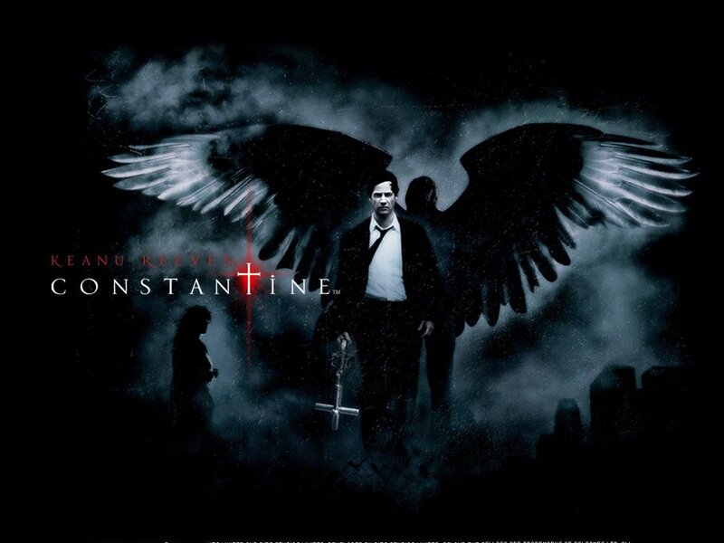 Man with Angel Wings — Black, Dark, Dramatic, Night
