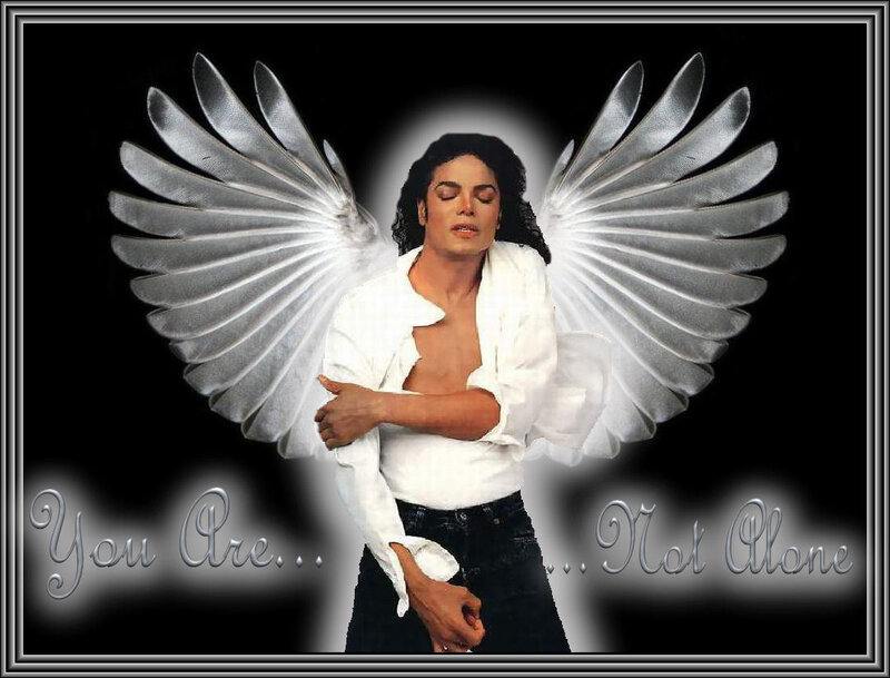 Man with Angel Wings — Black, Dramatic, Digital Art, White Shirt