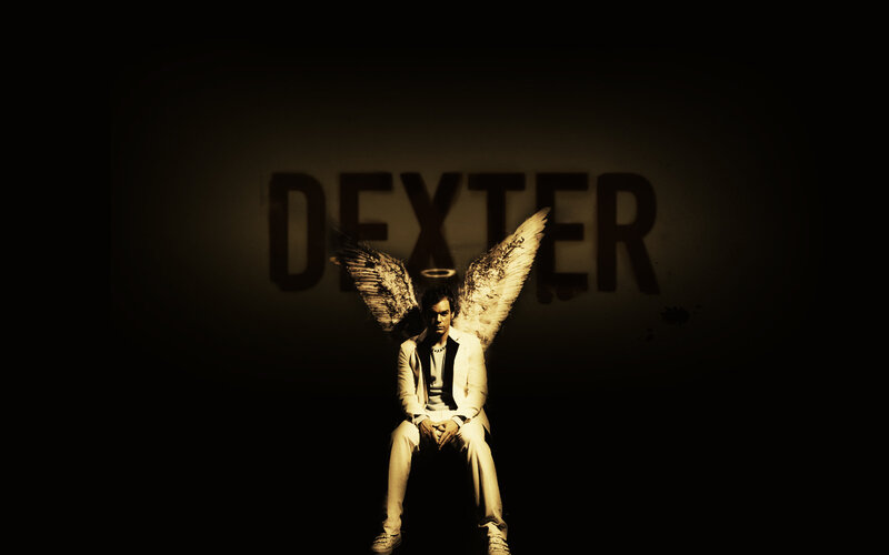 Man with Angel Wings — Black, Dramatic, Photograph, Halo