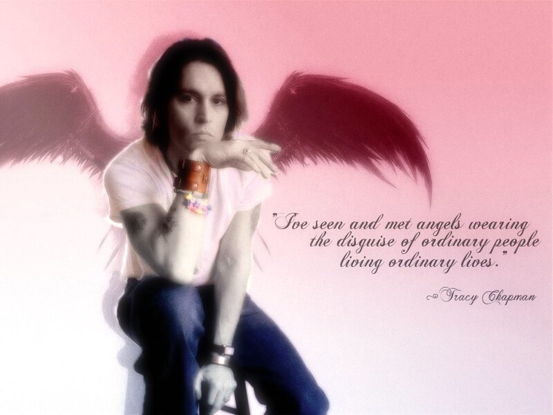 Man with Angel Wings — Pink