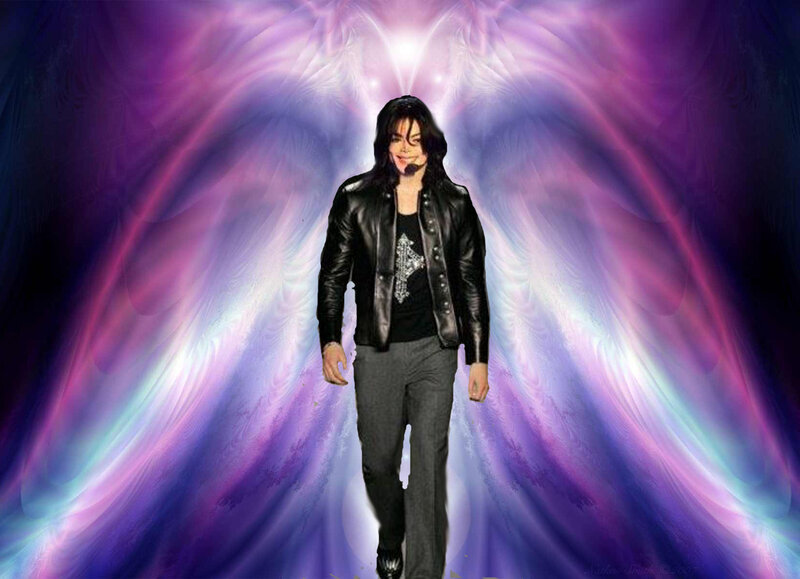 Man with Angel Wings — Purple