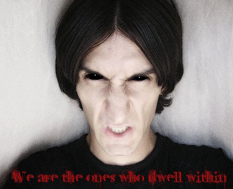 man with angry expression