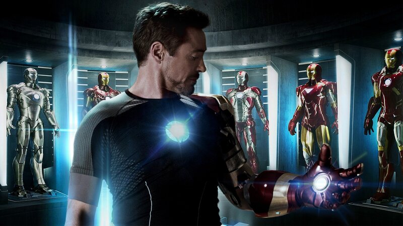 Man with Armor Suits — Red