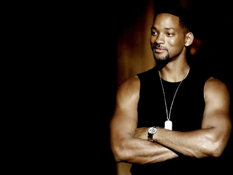 Man with Arms Crossed — Black, Serious
