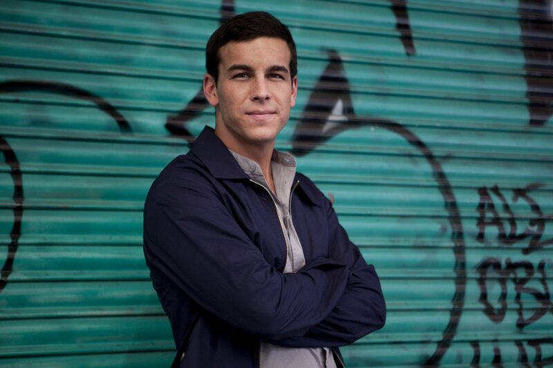 Man with Arms Crossed — Teal