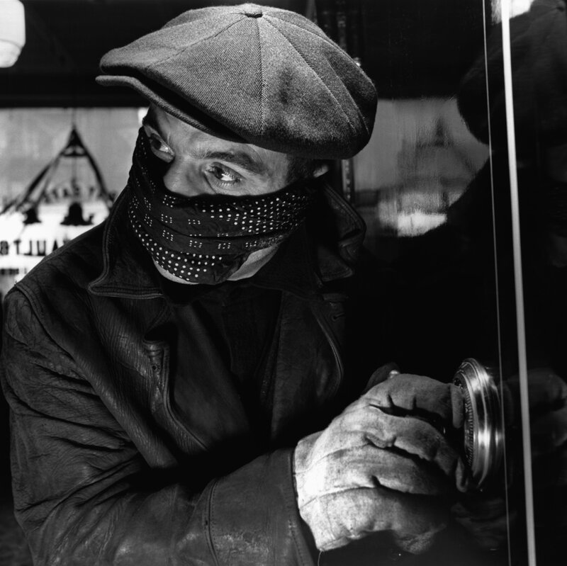 man with bandana and cap