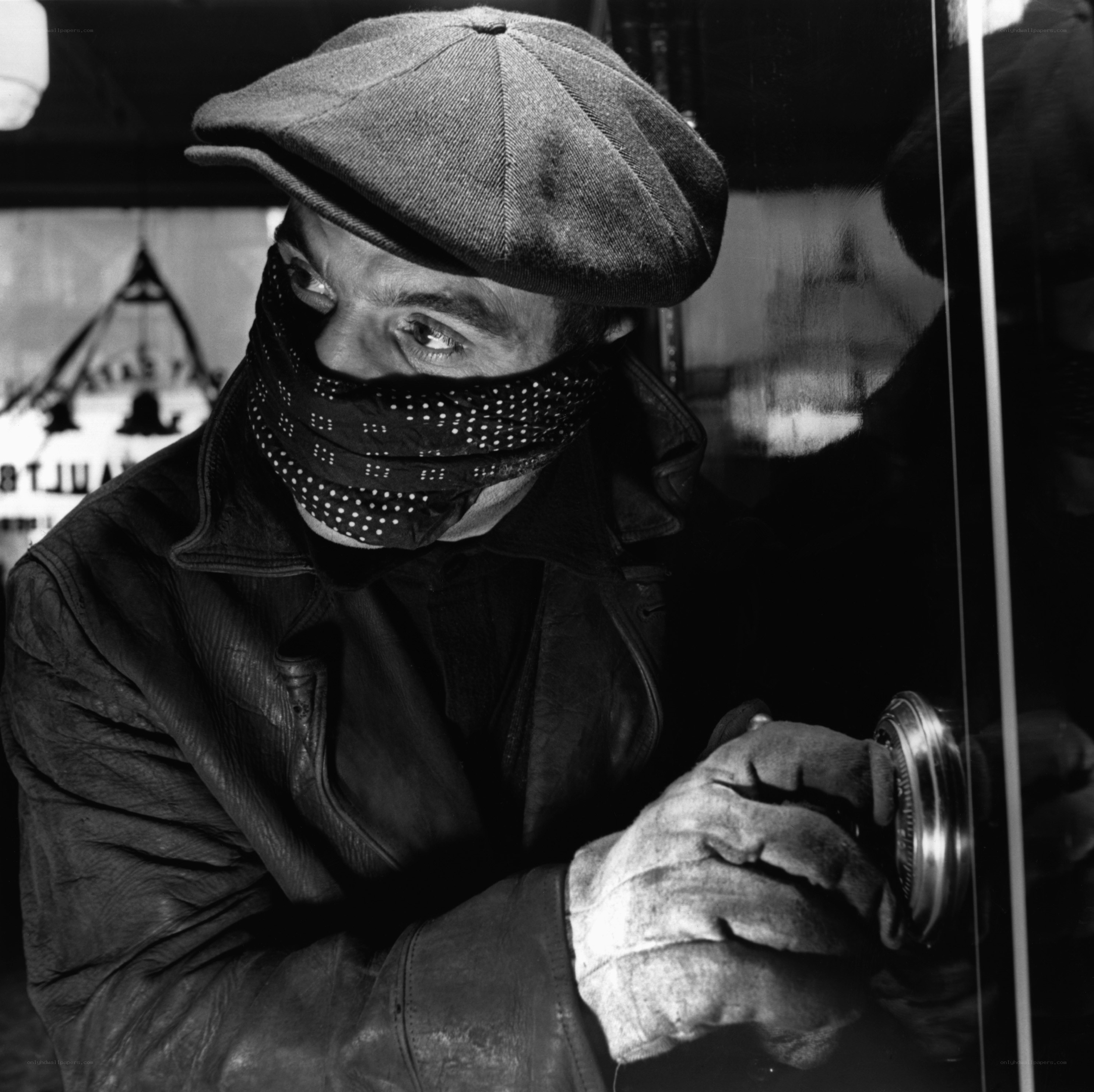 man with bandana and cap