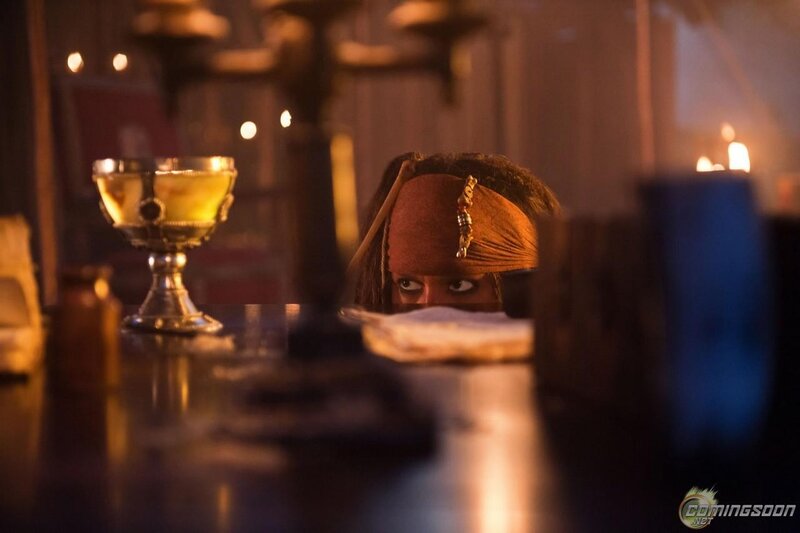 Man with Bandana Peeking