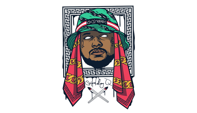 Man with Bandana — Red