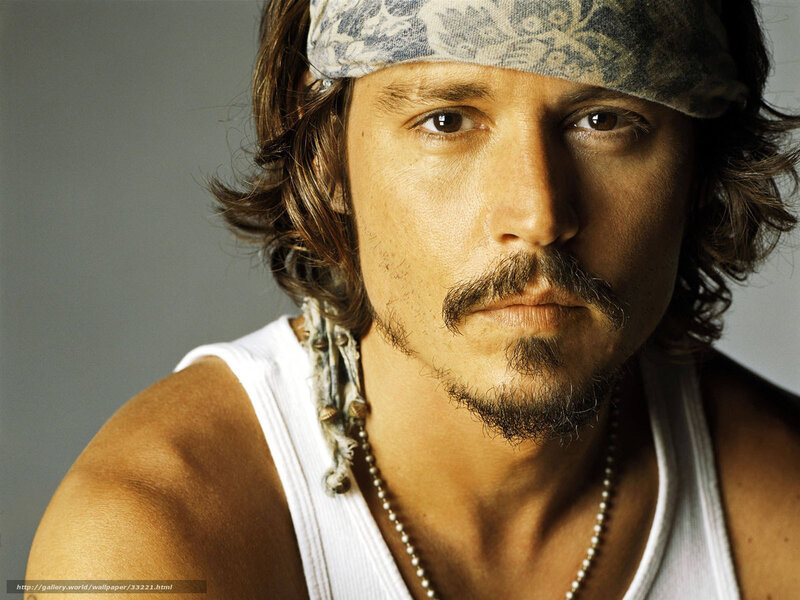 Man with Bandana — White, Serious