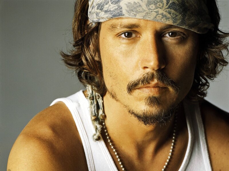 Man with Bandana — White
