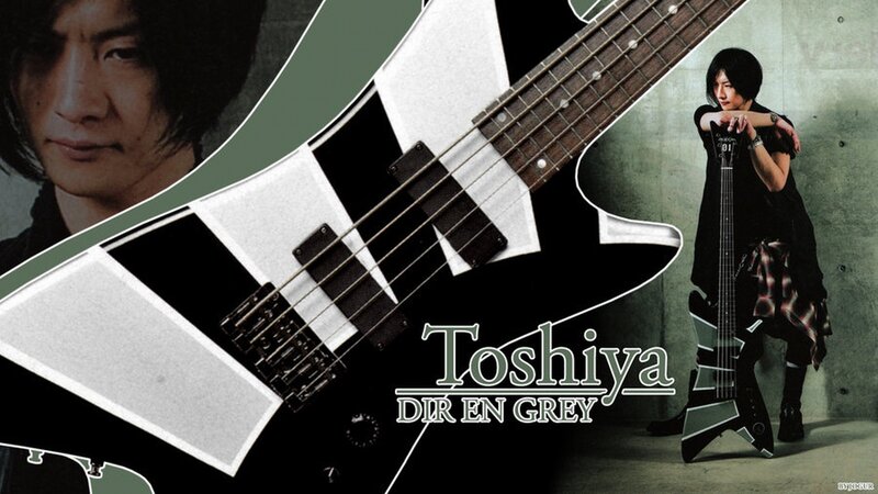 Man with Bass Guitar — Black
