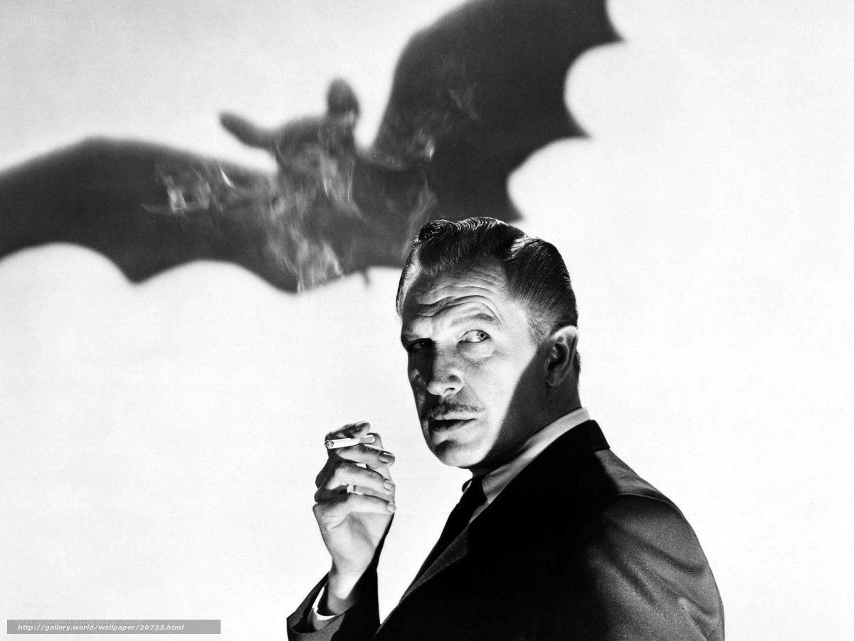 Man with bat shadow