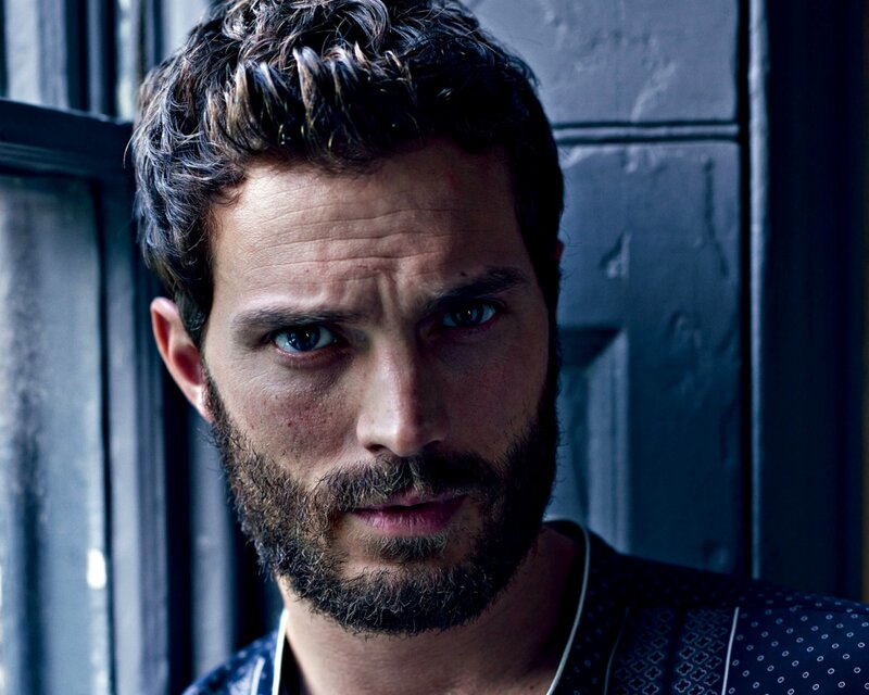 Man with Beard and Blue Eyes — Dramatic