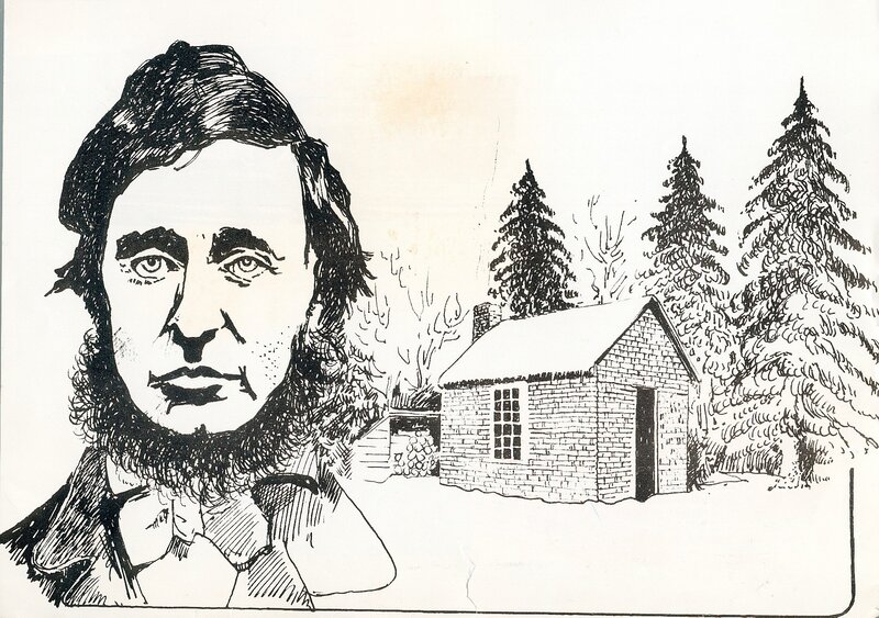 Man with Beard and Cabin