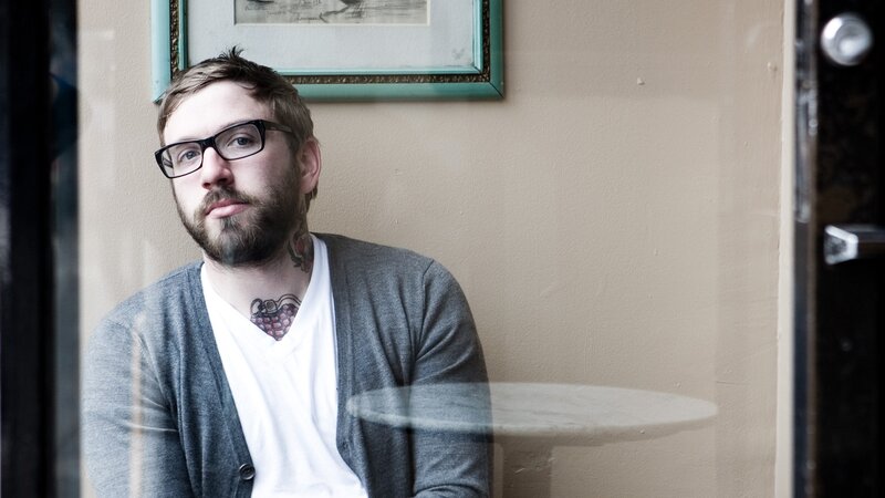 Man with Beard and Glasses — Gray
