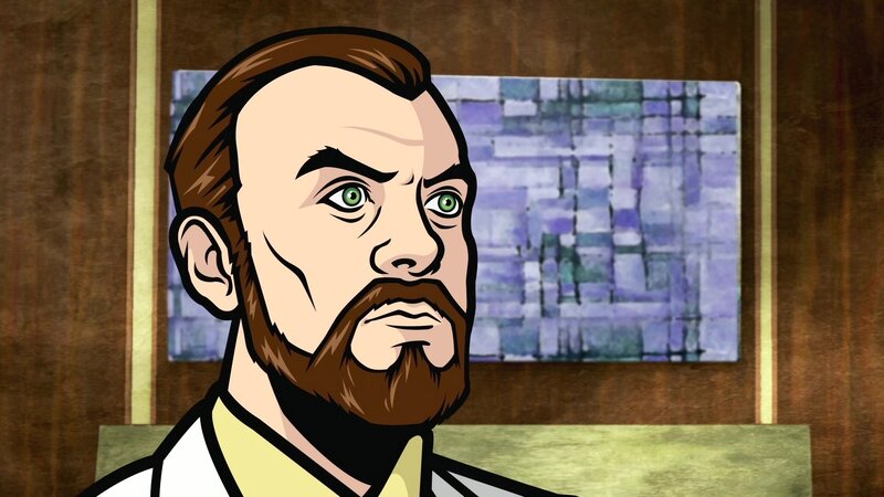 Man with Beard and Green Eyes