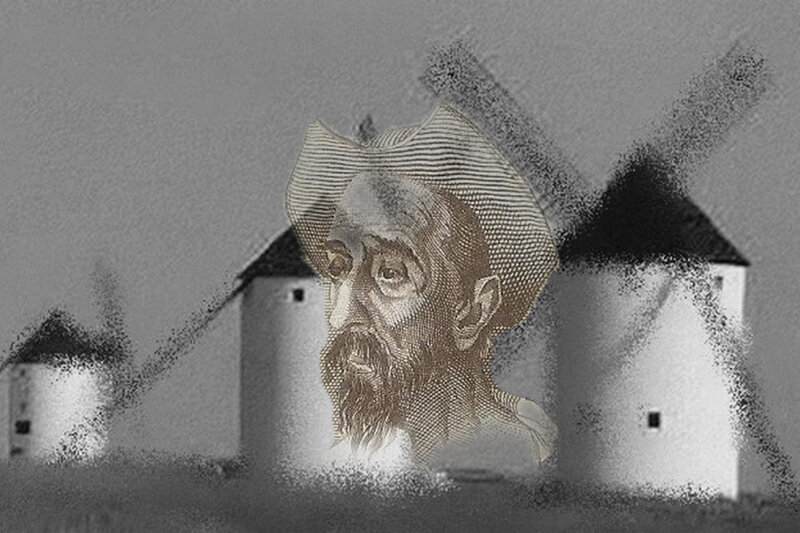 Man with Beard and Hat — Gray