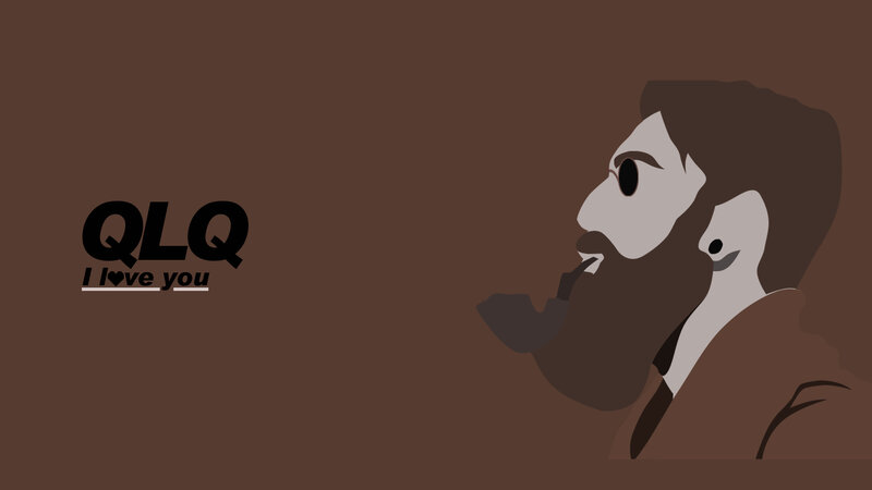 Man with Beard and Pipe