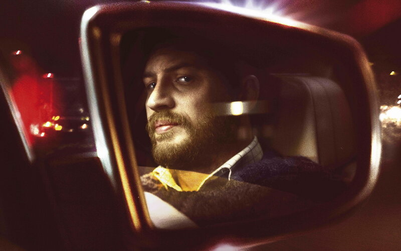 Man with Beard in Car — Black