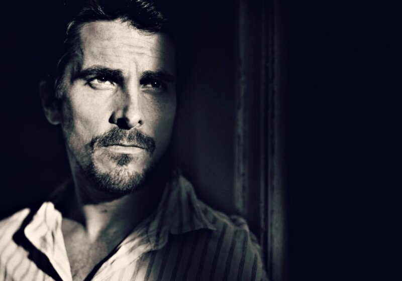 Man with Beard in Dark Room — Black, Dramatic
