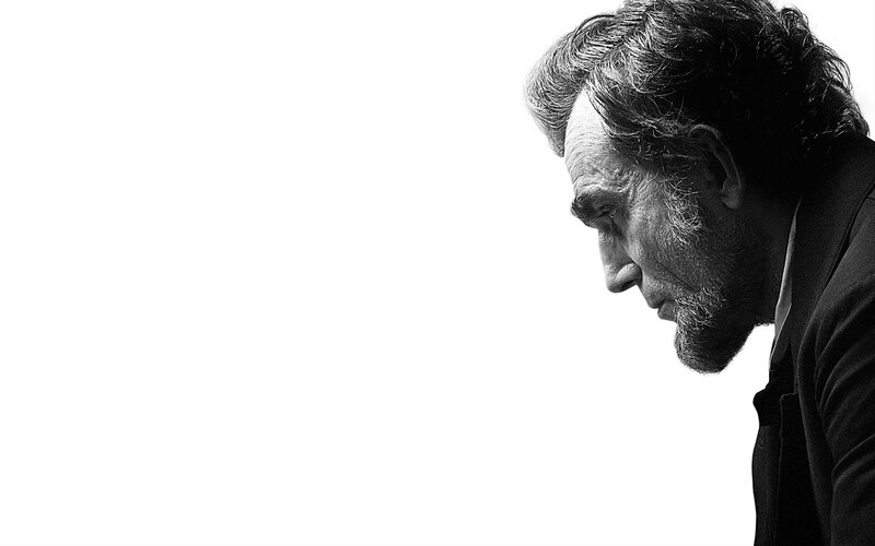 Man with Beard in Profile — Black, Dramatic