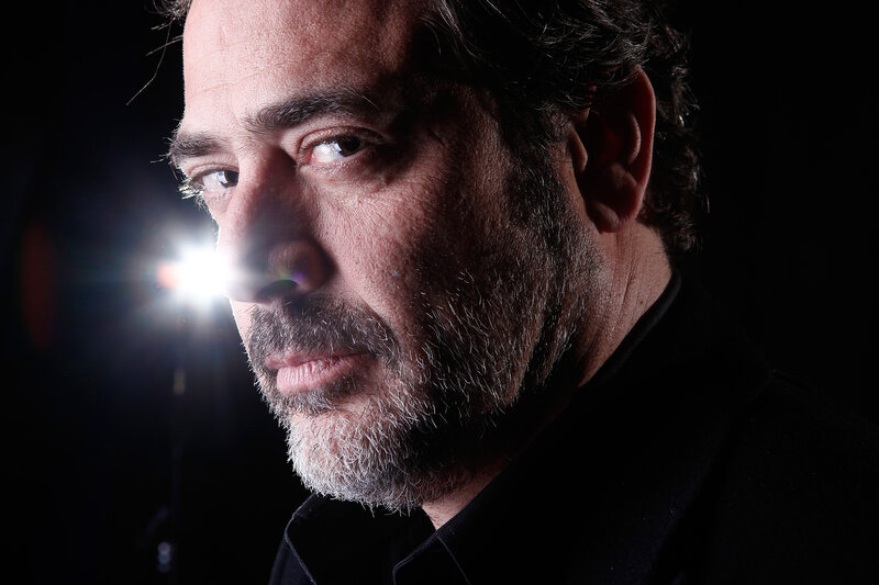Man with Beard in Spotlight