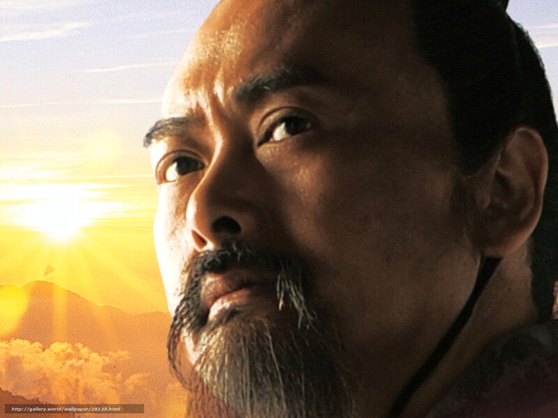Man with Beard in Sunset