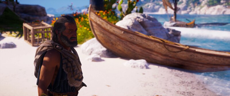Man with Beard on Beach