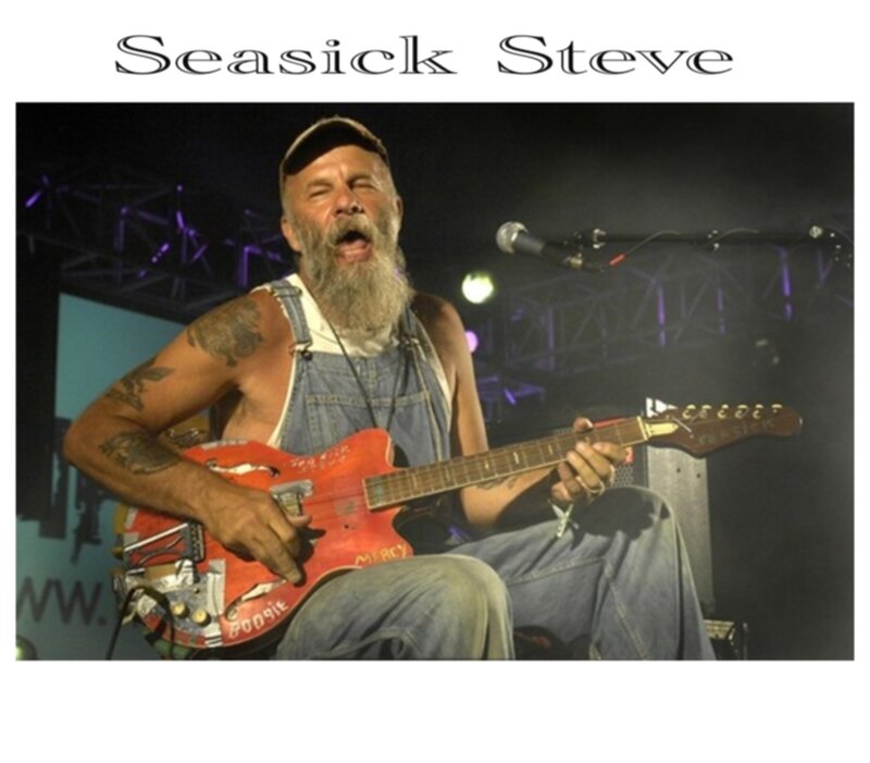 Man with Beard Playing Guitar