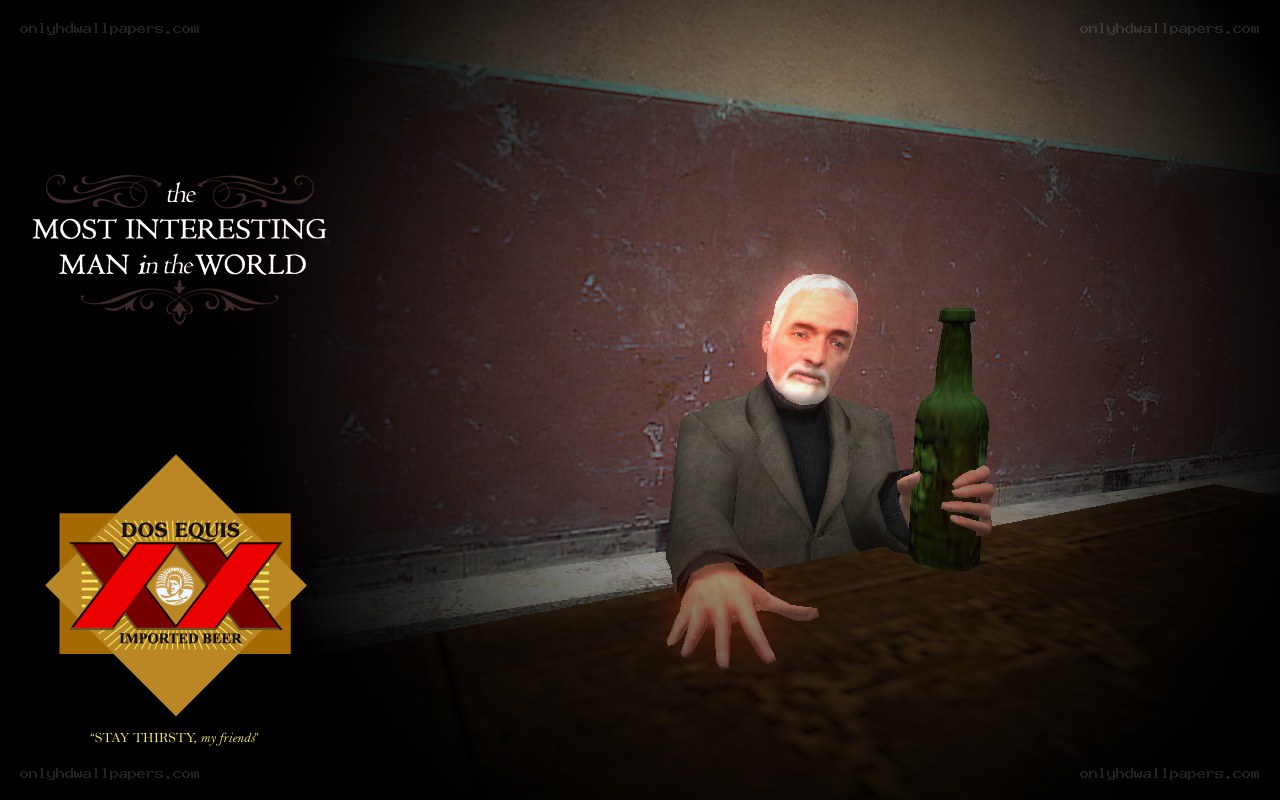 man with beer bottle