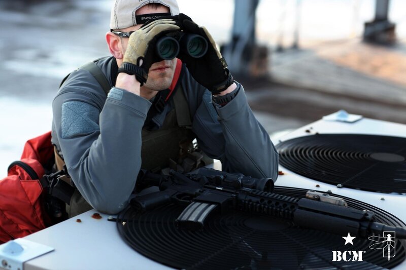 Man with Binoculars