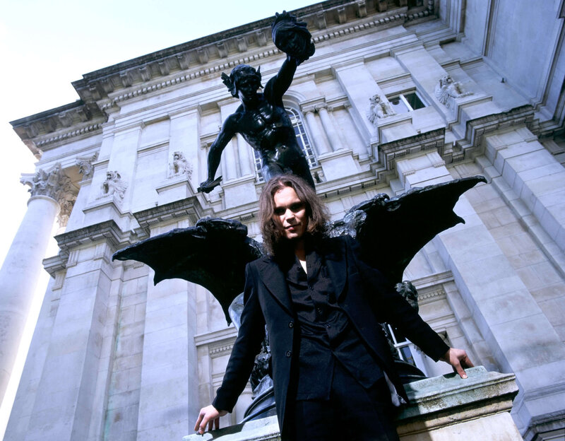 Man with Black Wings — Dramatic, Afternoon
