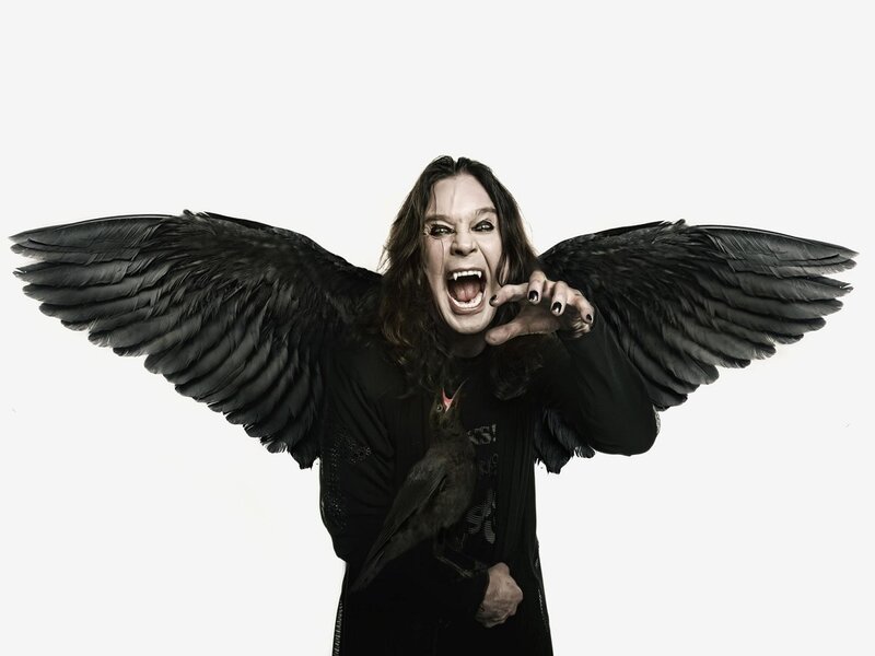 Man with Black Wings — Dramatic, Photograph