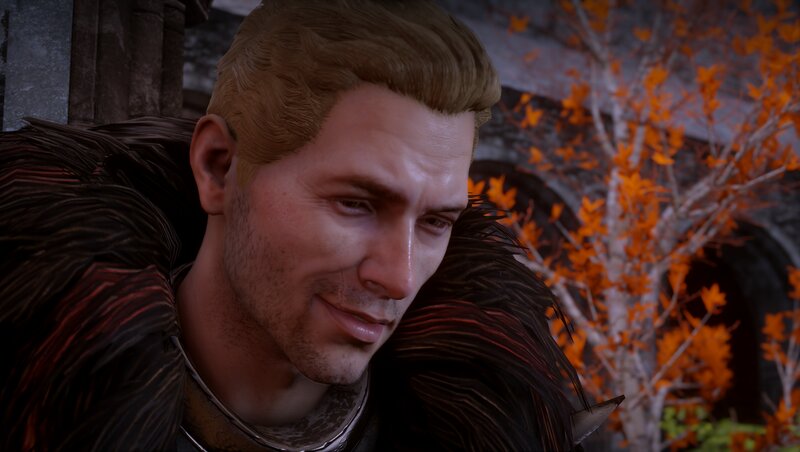 Man with Blond Hair — Brown, Somber